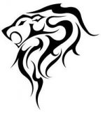 Tribal Leo Tattoo.